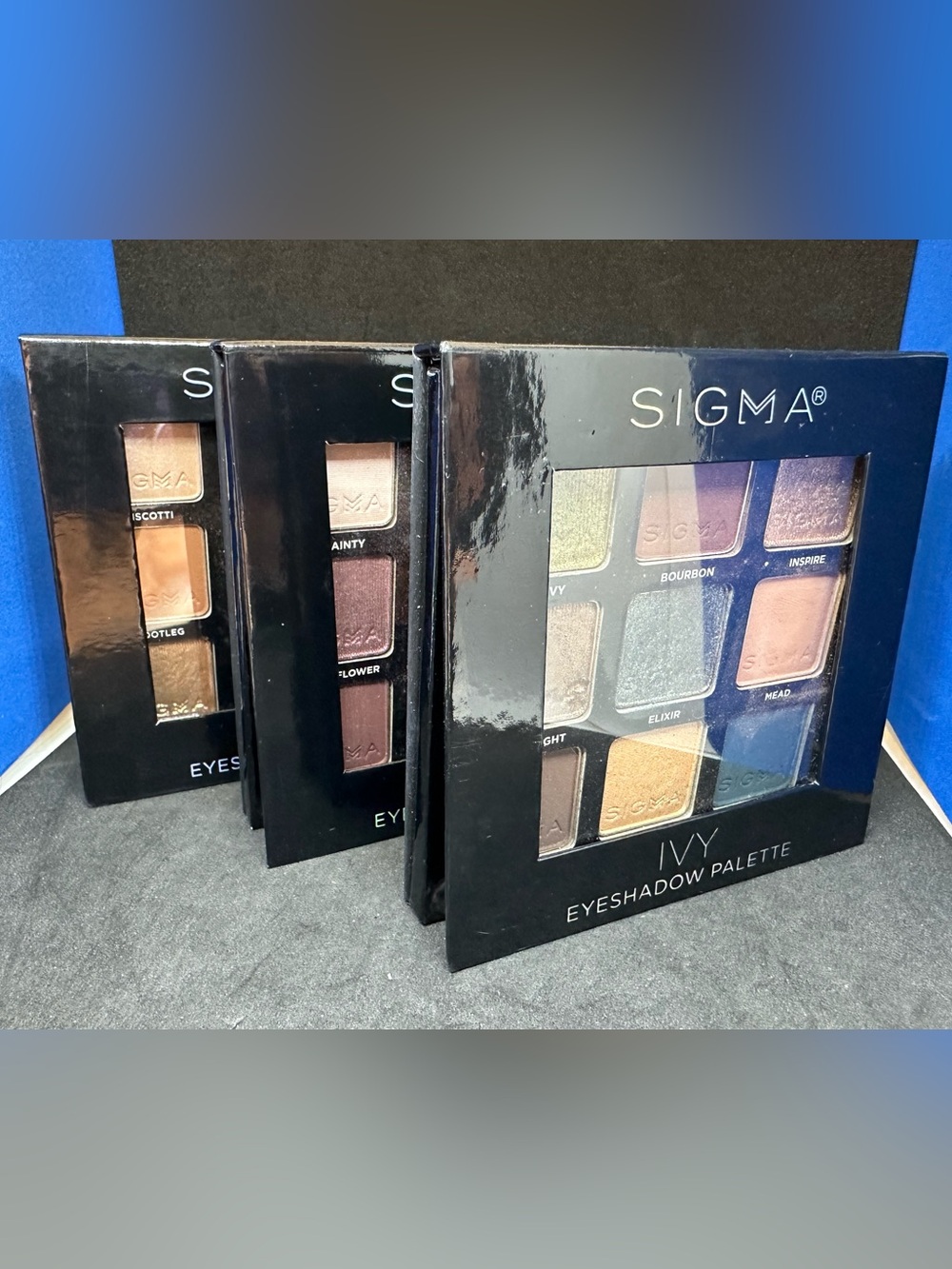 Sigma Beauty 9-pan Eyeshadow Palettes Ivy, Hazy, Spicy ✨lightly used✨